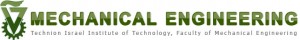 The logo of Department of Mechanical Engineering, Technion